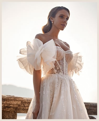 woman in a wedding dress
